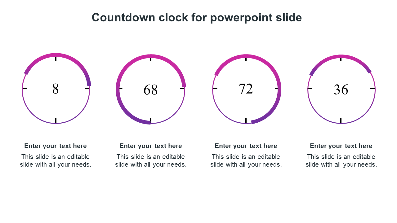 countdown clock for powerpoint slide